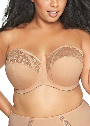 strapless bustier bra plus size di malaysia